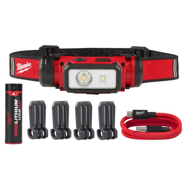 Milwaukee L4HL2-301 Akku-Stirnlampe 600 Lumen XXX – Bild 2