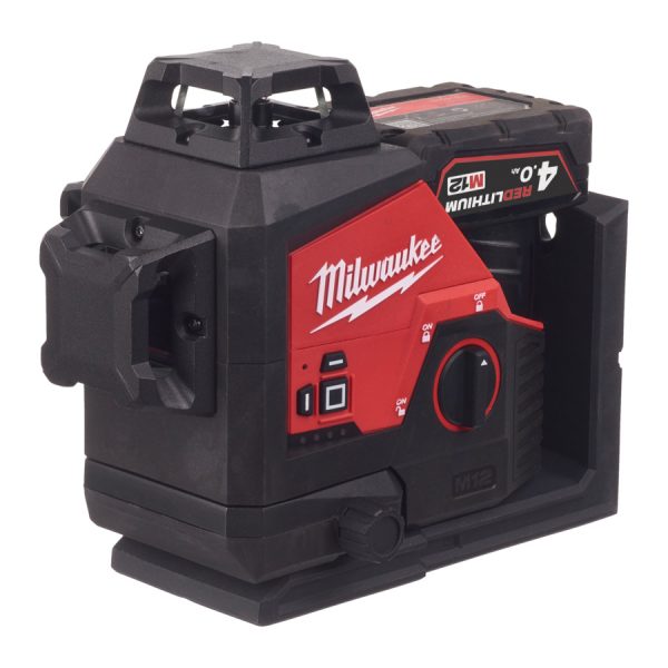 Milwaukee M123PL-401C Kreuzlinienlaser 3 x 360° – Bild 2
