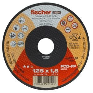 fischer Trennscheibe FCD-FP 125 x 1,5 x 22,23 Inox