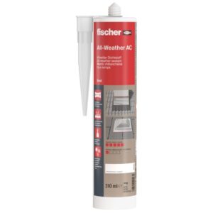 fischer Allwetterdichtstoff All-Weather AC transparent 310 ml