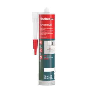 fischer Bauklebstoff Crystal MS transparent 290 ml