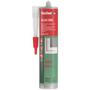 fischer Bauklebstoff Multi MS grau 290 ml