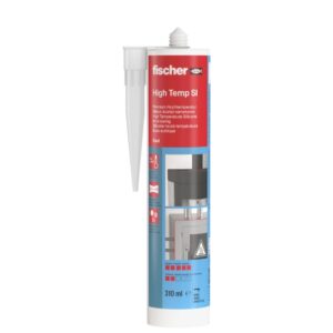 fischer Hochtemperatur Silikon High Temp SI rot 310 ml