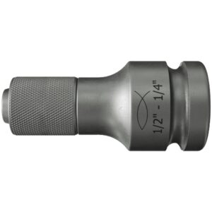fischer Stecknuss Bitaufnahme mit Antrieb 1/2" und Aufnahme 1/4"